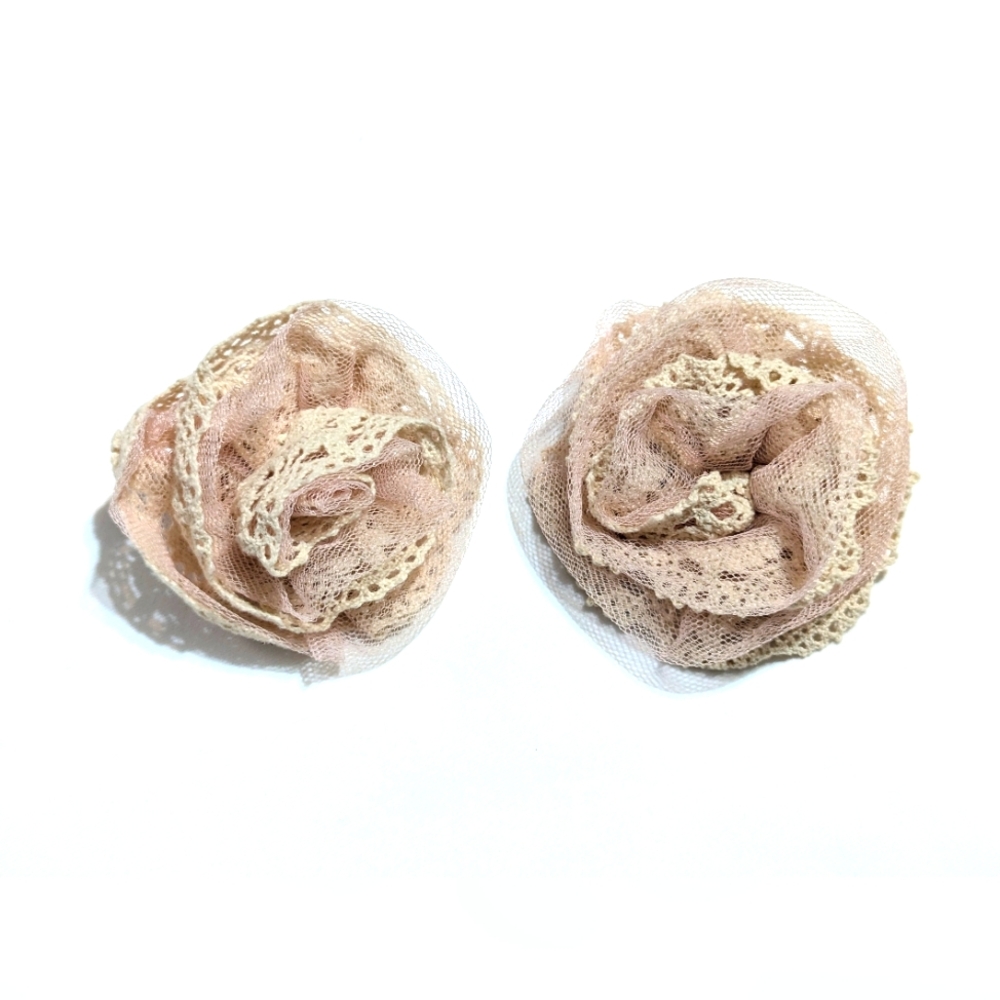 Claire's Crochet Lace Tool Fashion Hair Accessories Clip Set
